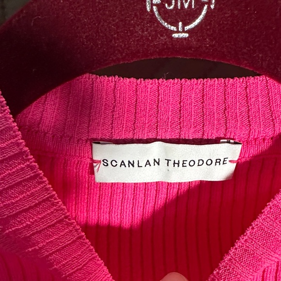Scanlan Theodore Vibrant Hot Pink Ribbed Knit Set - Picture 2 of 3